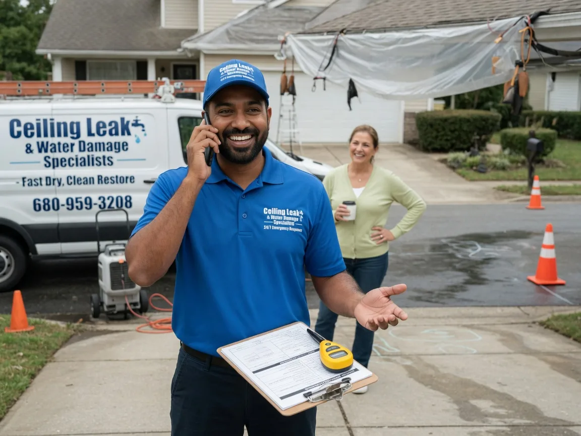 Ceiling Leak Cleanup Kelley, IA FAQs